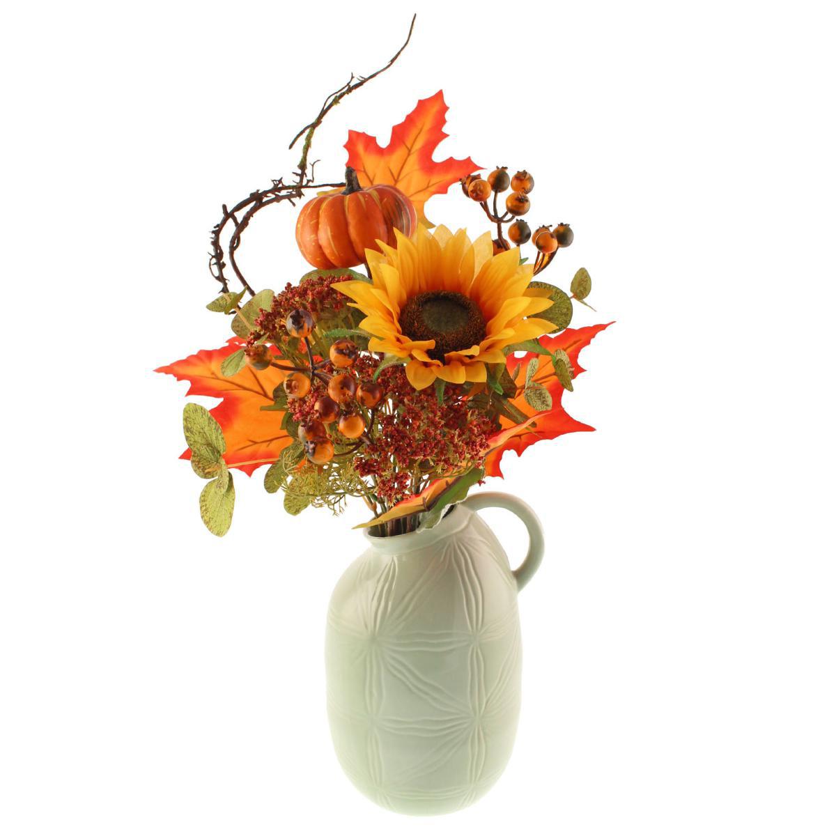Sunflower in Ceramic Pot Orange – image 5