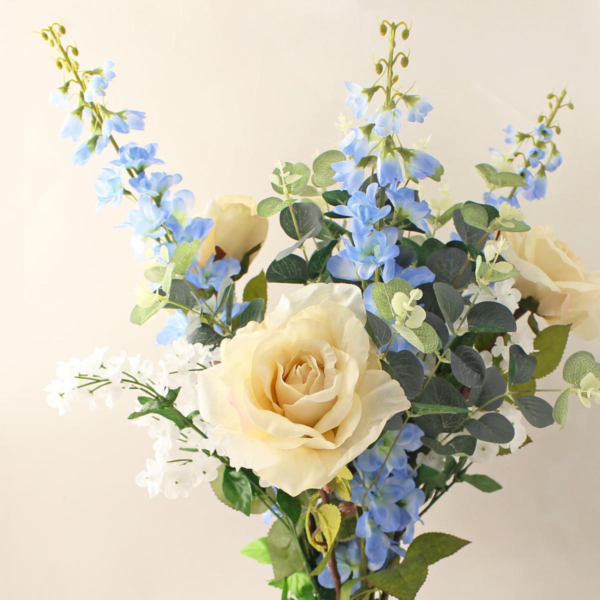 Florals Forever Camila Delphinium Bouquet Small 72cm Blue – image 2