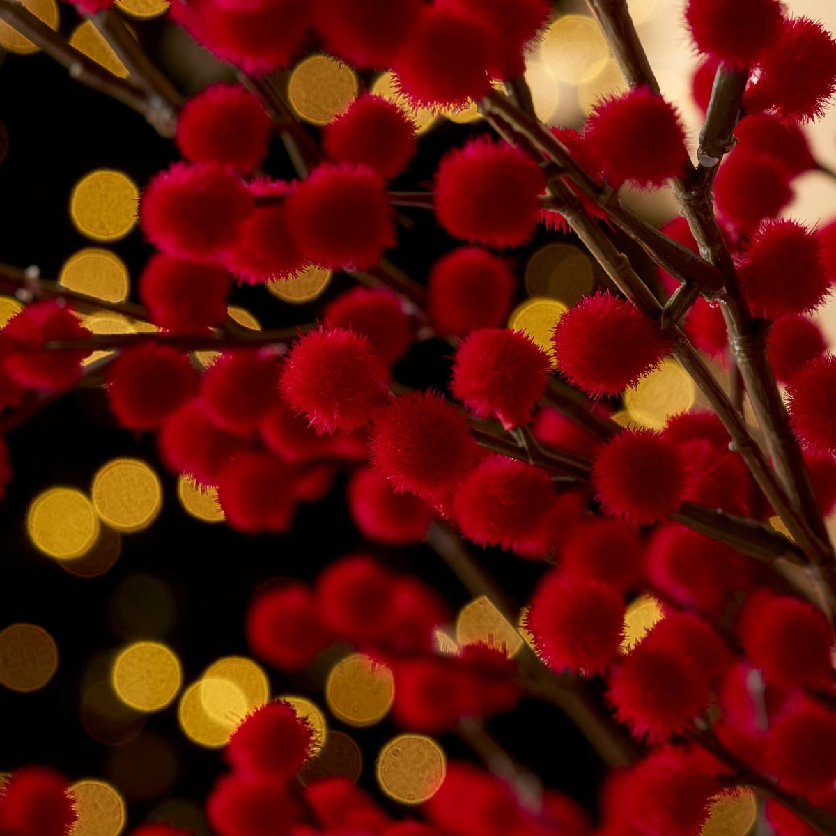 Red Mimosa Spray Red – image 2