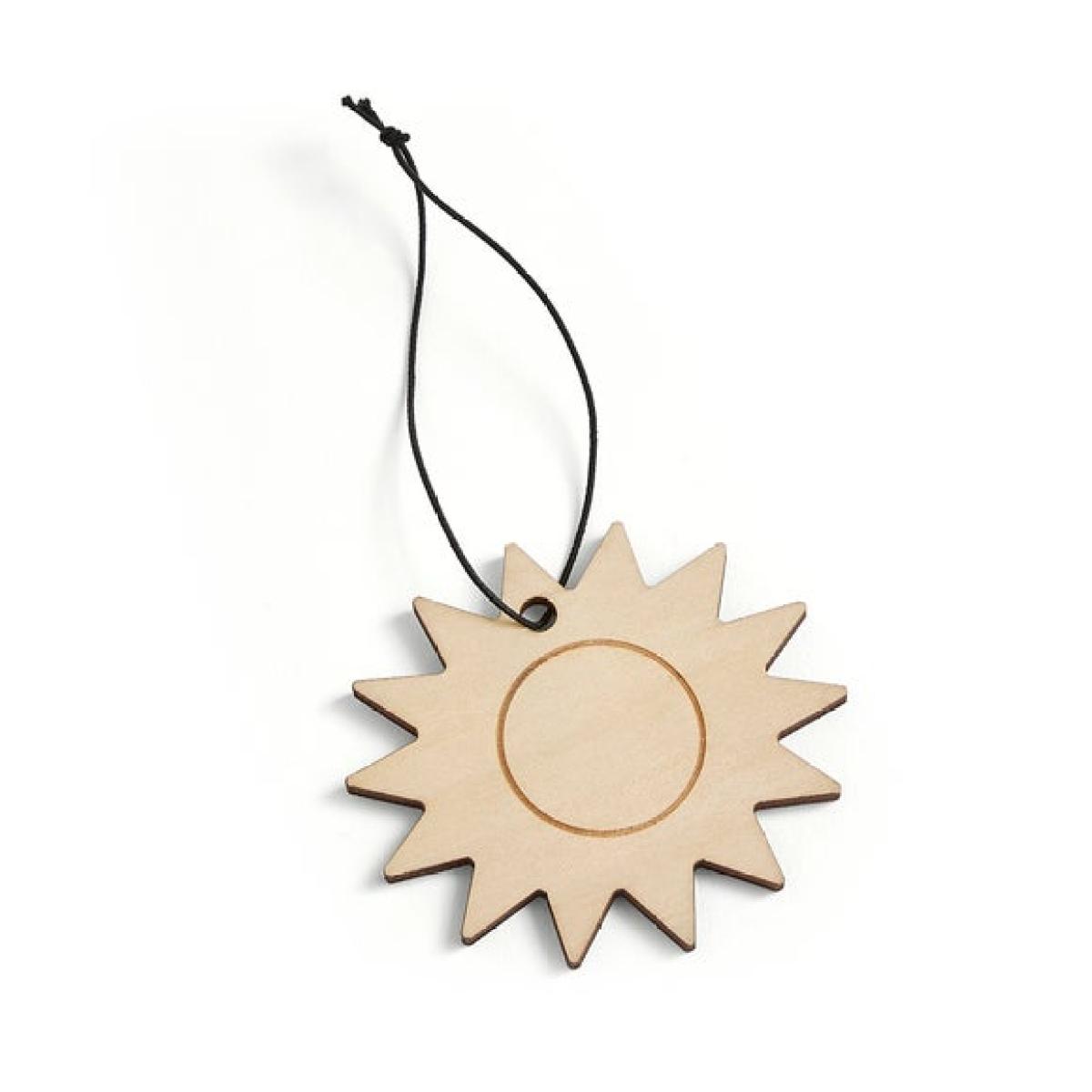 Cactus Flower Wooden Sun Air Freshener – image 3