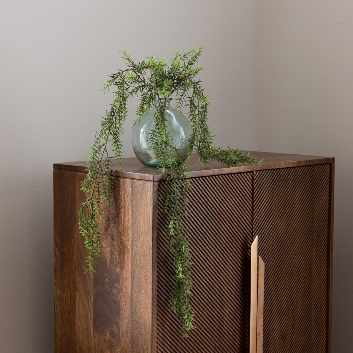 Artificial Trailing Green Pine Bush Green – image 3