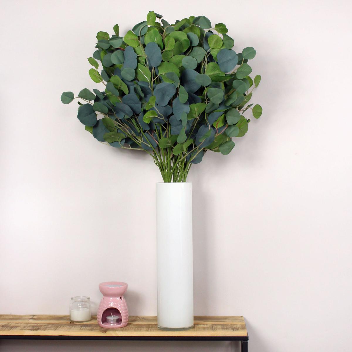 Green Dollar Eucalyptus Stems 12 Pack Green – image 1