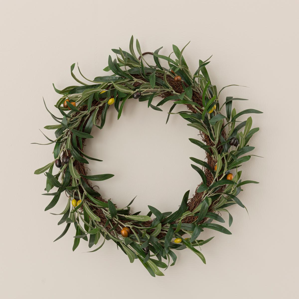Churchgate Artificial Olive Wreath Green – image 4