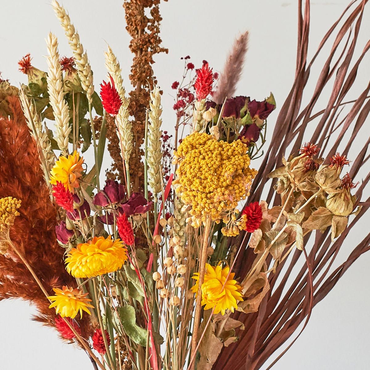 Dried Dawn Blaze Flower Bouquet MultiColoured – image 2