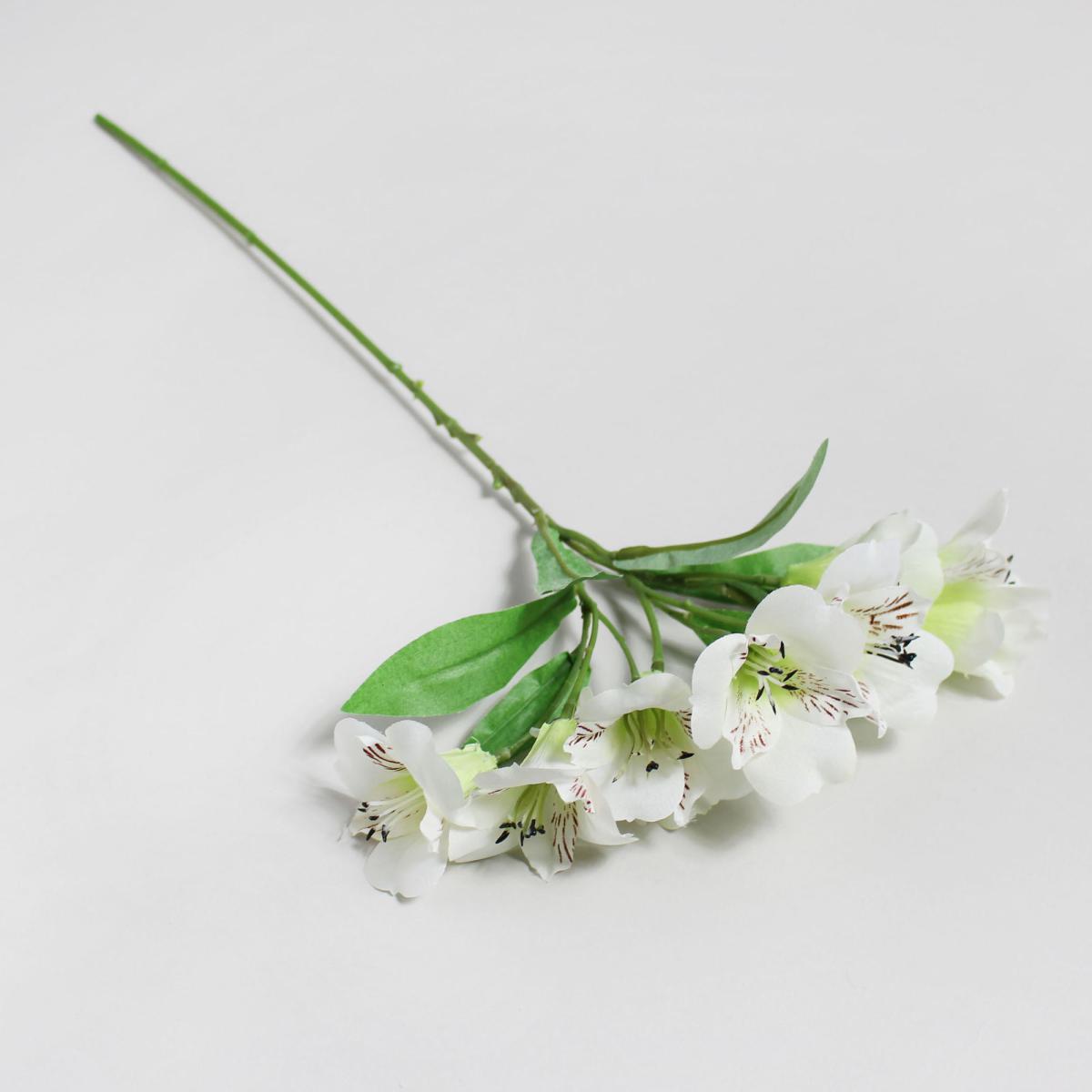Pack of 24 Artificial Alstroemeria Cream Spray 60cm Cream – image 2