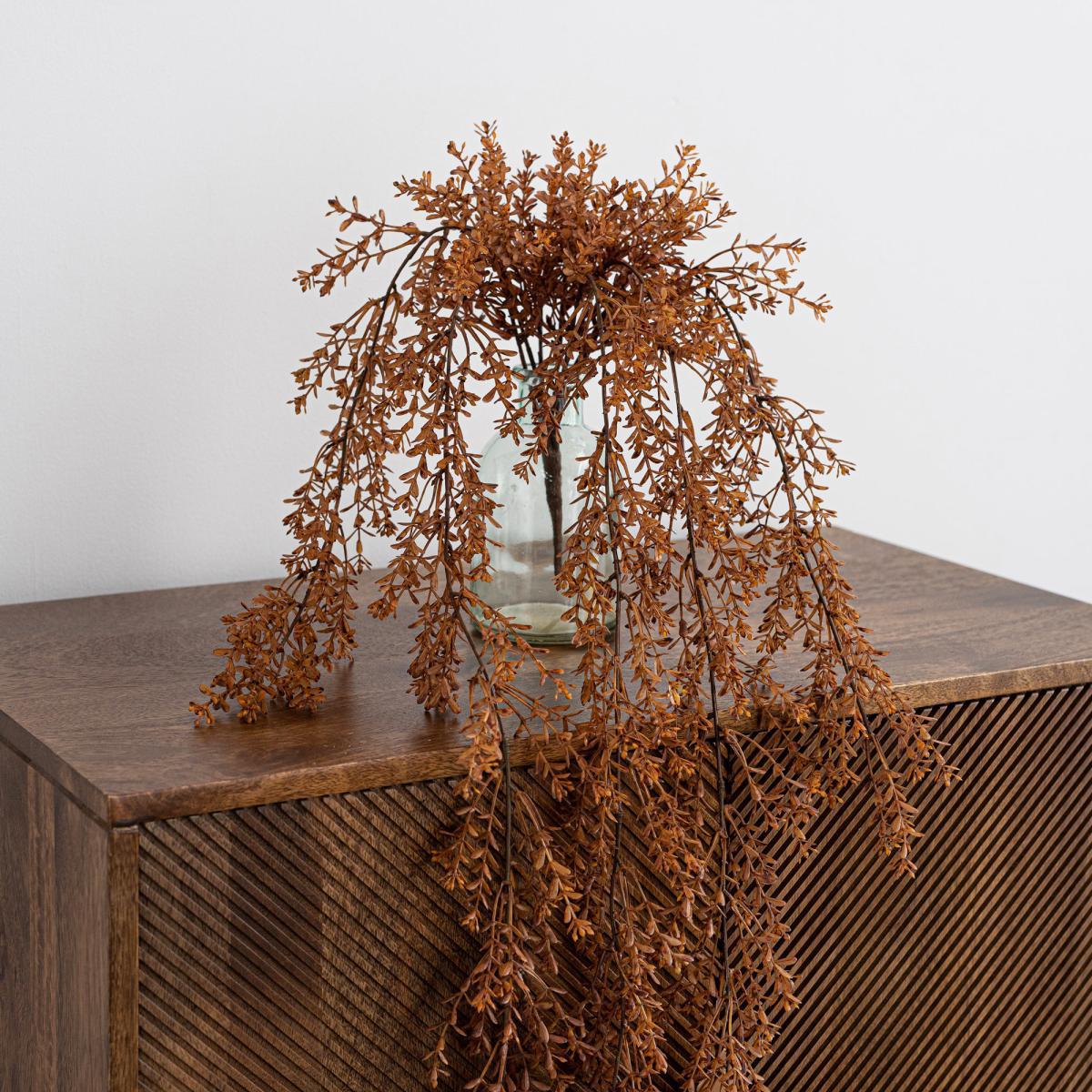 Brown Artificial Vine Bush Brown – image 3