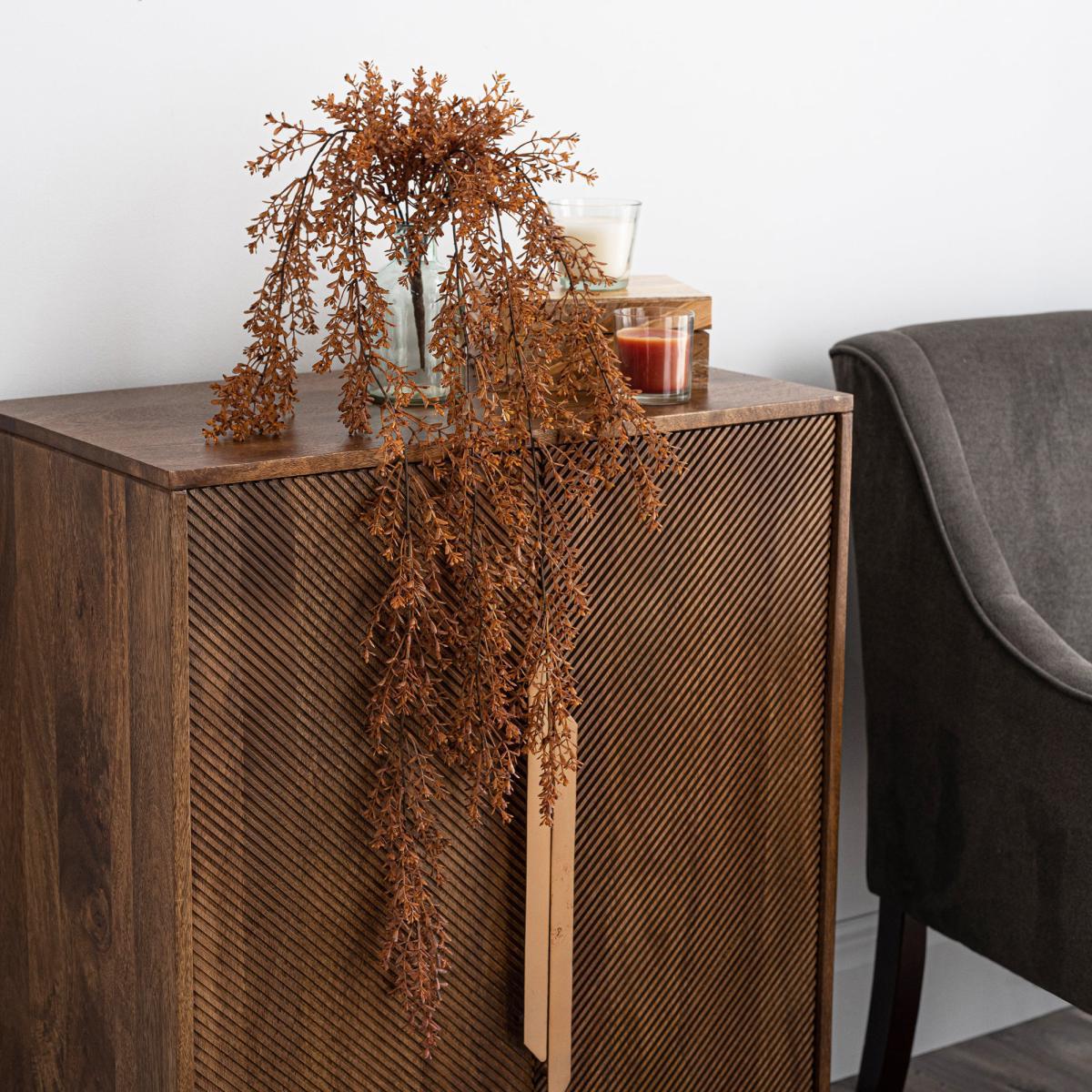 Brown Artificial Vine Bush Brown – image 1