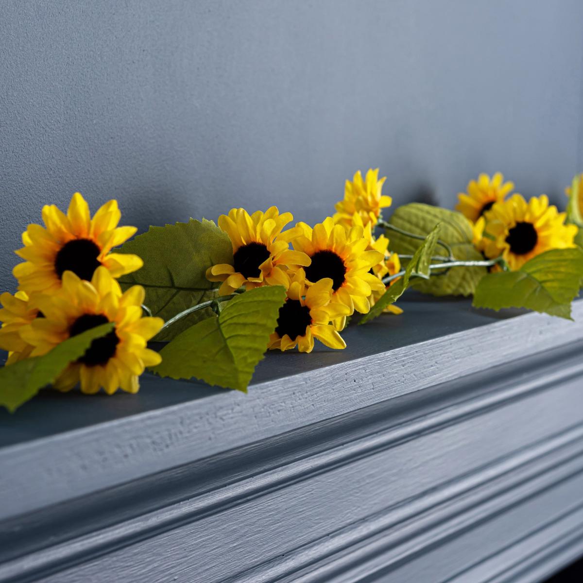 Yellow Sunflower Garland Ochre – image 2