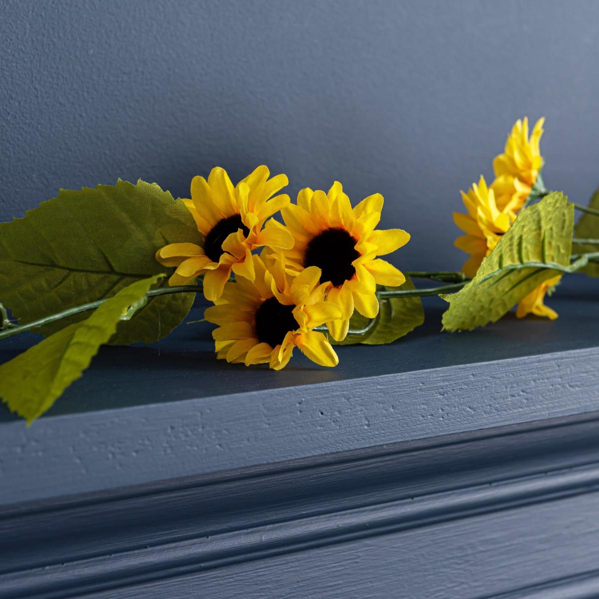 Yellow Sunflower Garland Ochre – image 3