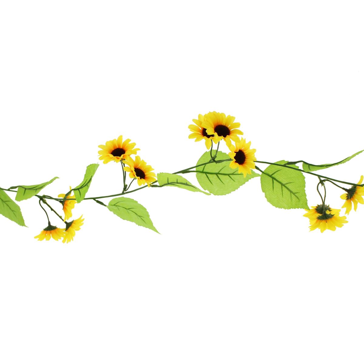 Yellow Sunflower Garland Ochre – image 4