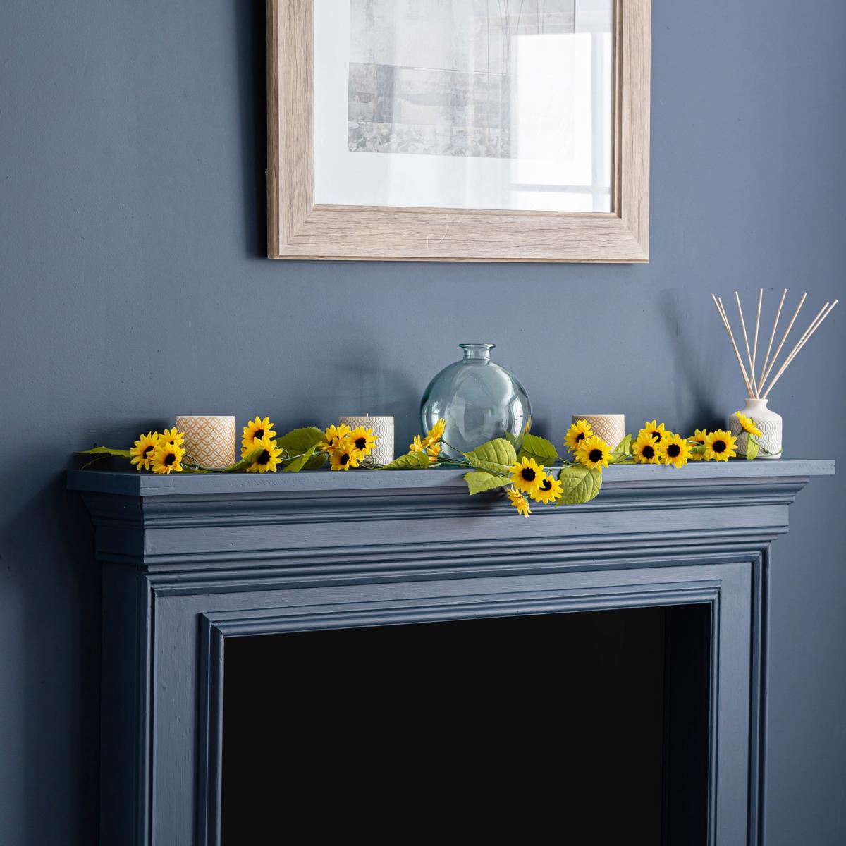 Yellow Sunflower Garland Ochre – image 1