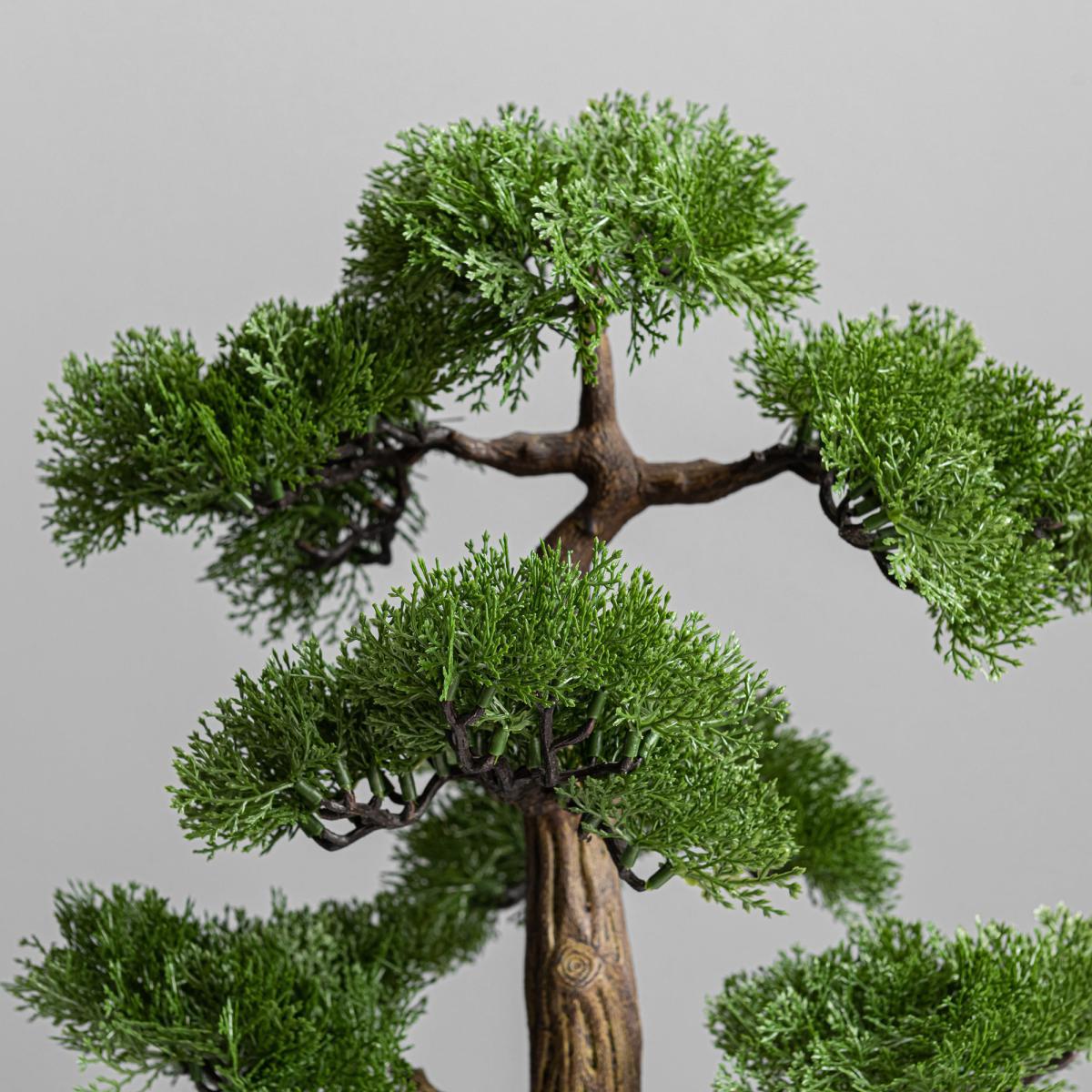 Bonsai Tree in Concrete Planter 53cm Green – image 2