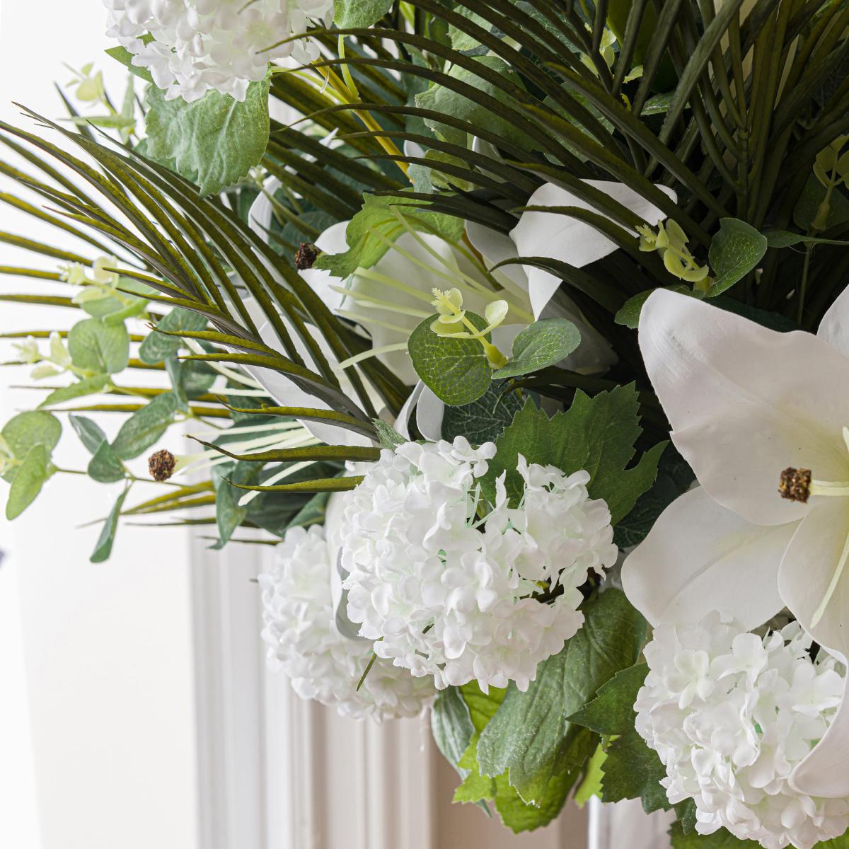 Florals Forever Grace Lily Luxury Bouquet White 63cm Green and White – image 4