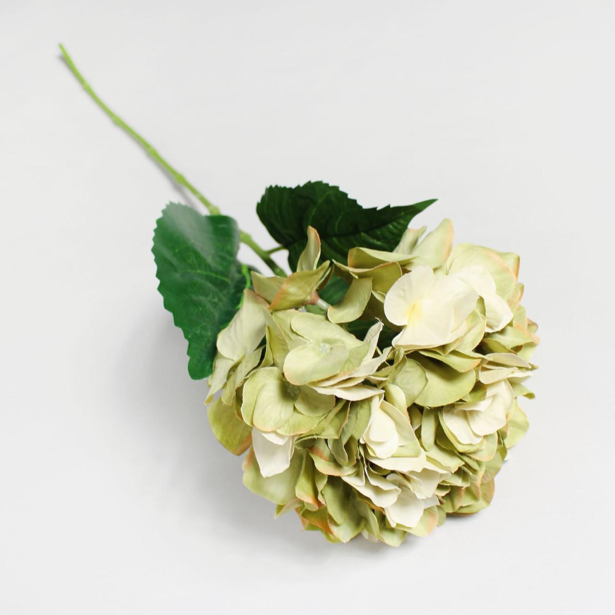 Pack of 12 Artificial Hydrangea Green Stem 79cm – image 2