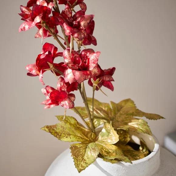 Artificial Brushed Metallic Delphinium Stem – image 2