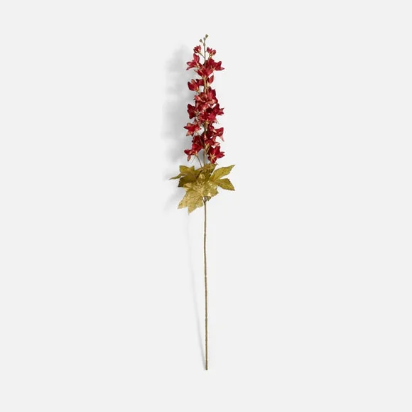 Artificial Brushed Metallic Delphinium Stem – image 3
