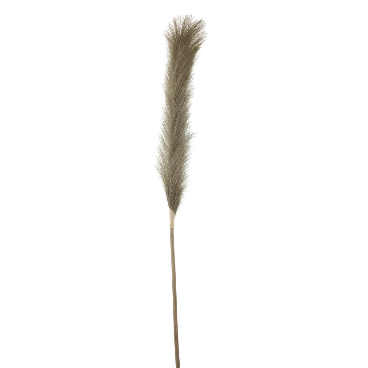 Pack of 12 Grey Artificial Pampas Grass Grey – image 2