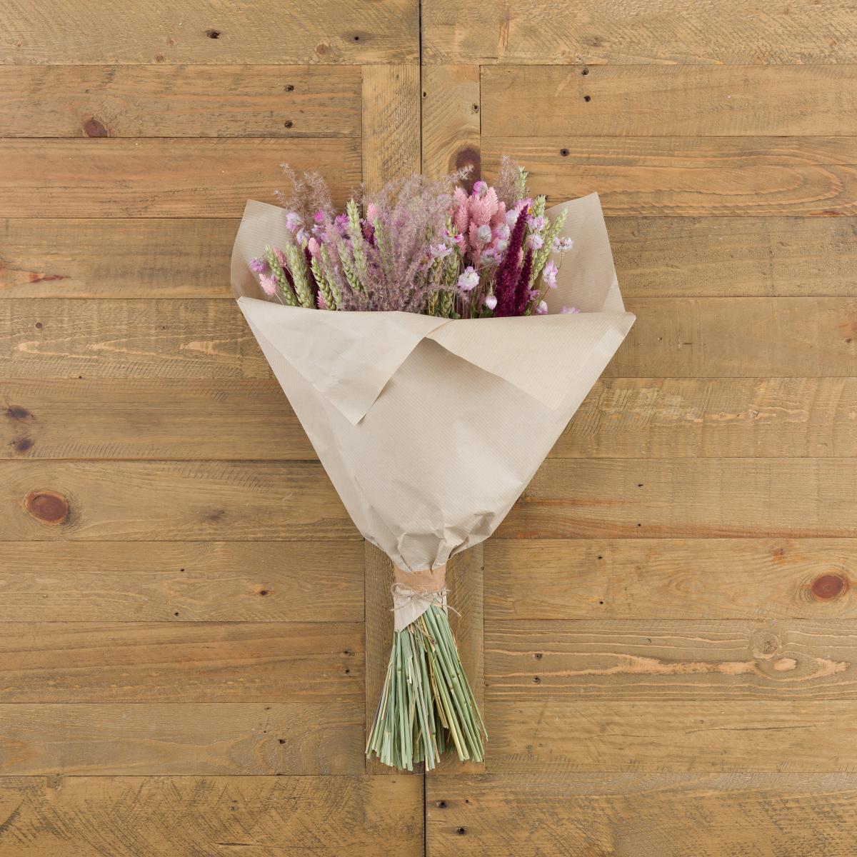 Dried Pink Phalaris Bouquet Pink – image 7