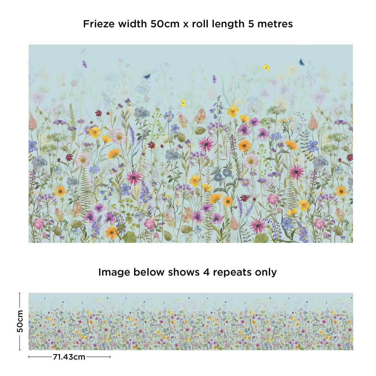 Spring Flowers Frieze Border – image 4