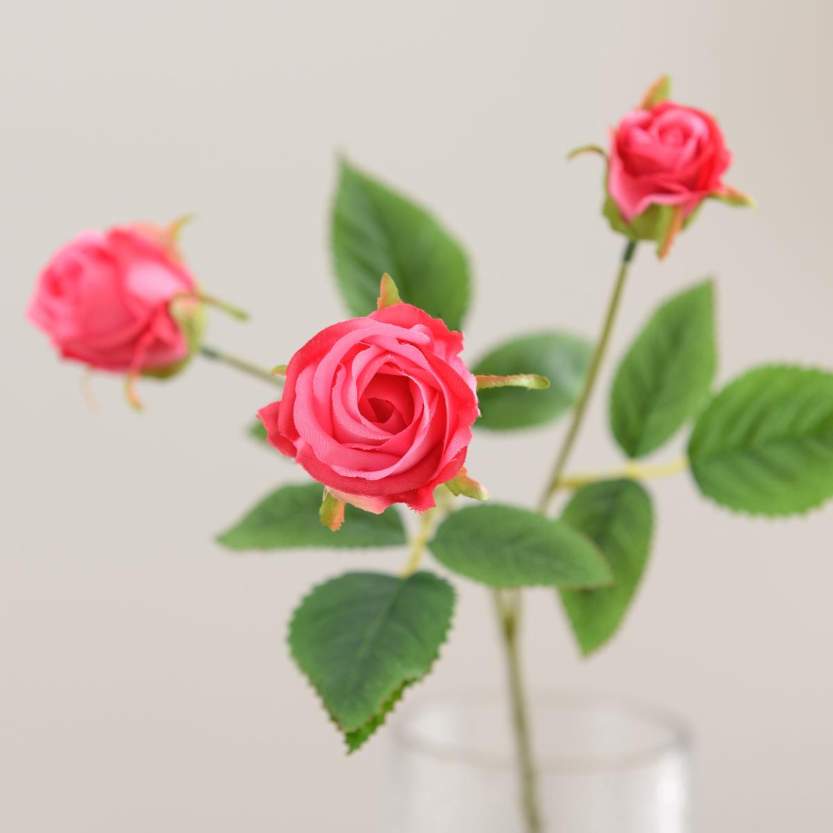 Rose Magenta Spray 63cm Magenta (Pink) – image 2
