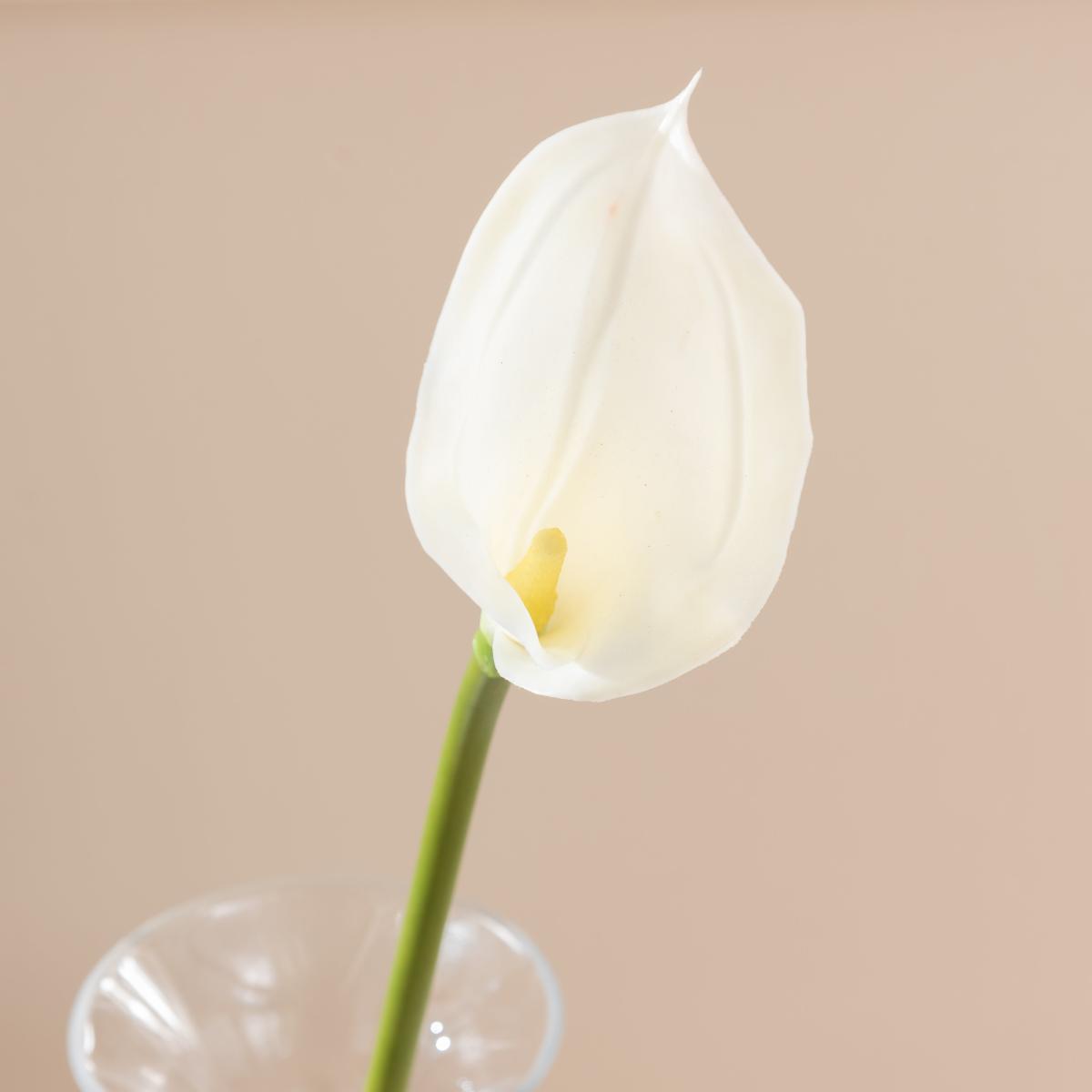 White Calla Lily, 60cm White – image 3