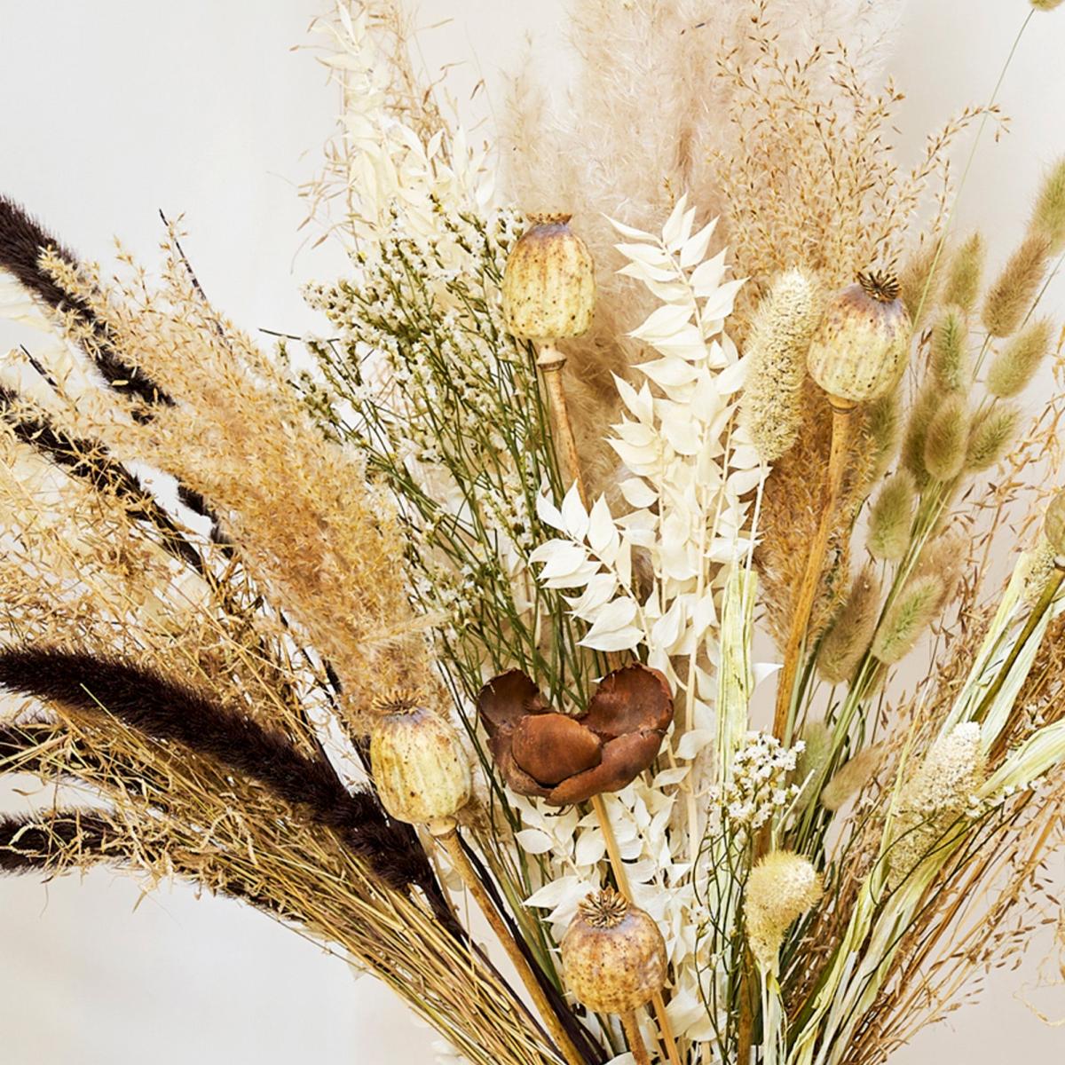 Dired Cafe Au Lait Flower Bouquet Natural – image 2