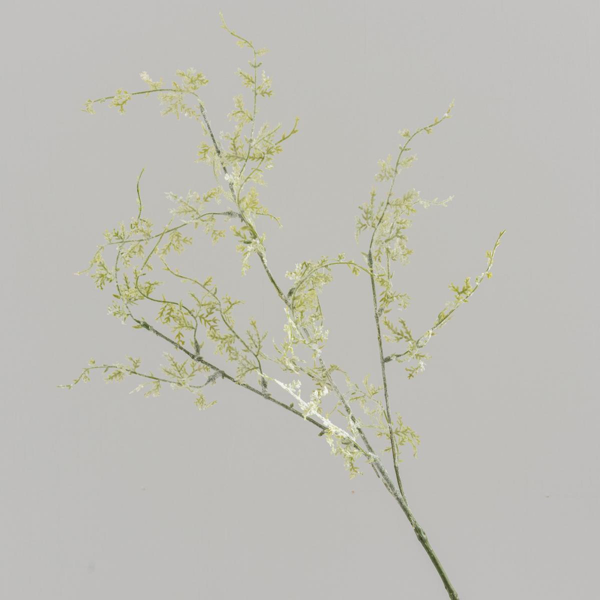 Artificial Flocked Feather Fern Single Stem 90cm Green – image 2