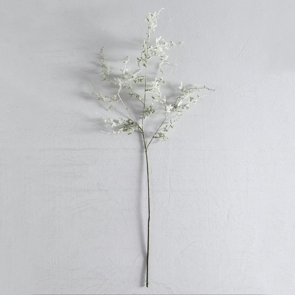 Artificial Flocked Feather Fern Single Stem 90cm Green – image 3
