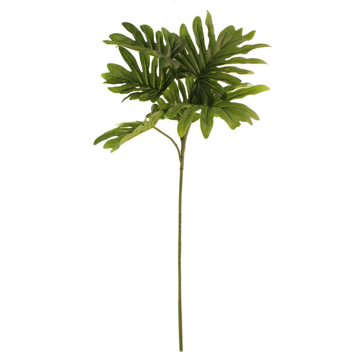 Pack of 12 Artificial Philodendron Stem Green – image 3