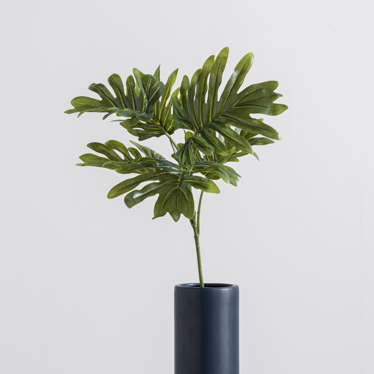 Pack of 12 Artificial Philodendron Stem Green – image 4