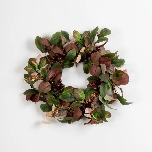 Artificial Seasonal Foliage Wreath – image 2