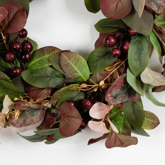 Artificial Seasonal Foliage Wreath – image 3