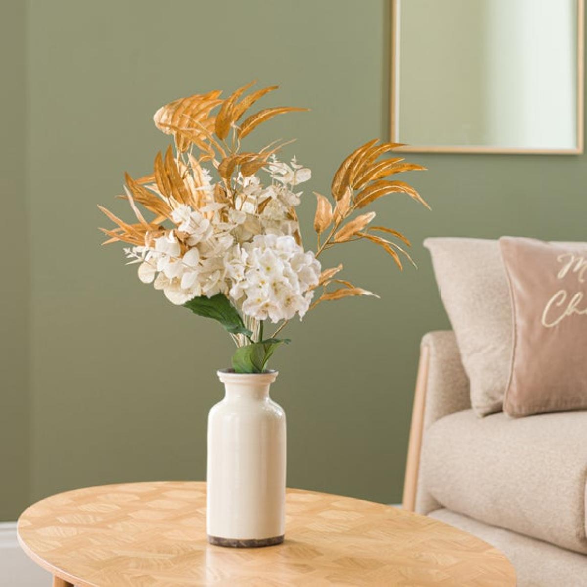 Artificial Metallic Hydrangea Bouquet – image 5