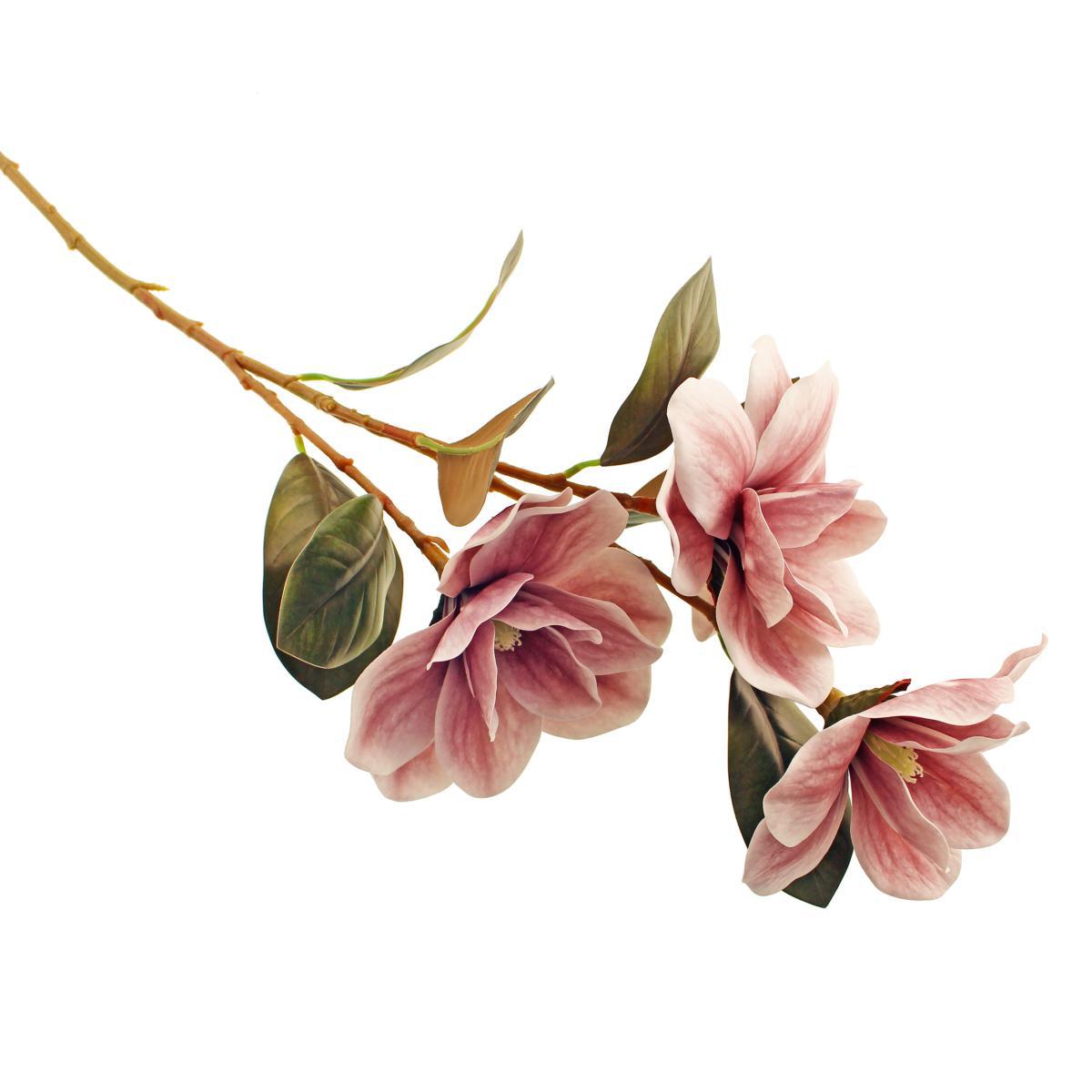 Pack of 12 Artificial Mauve Magnolia Spray Purple – image 3