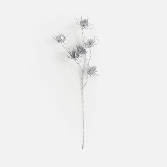 Artificial Silver Thistle Spray – image 3