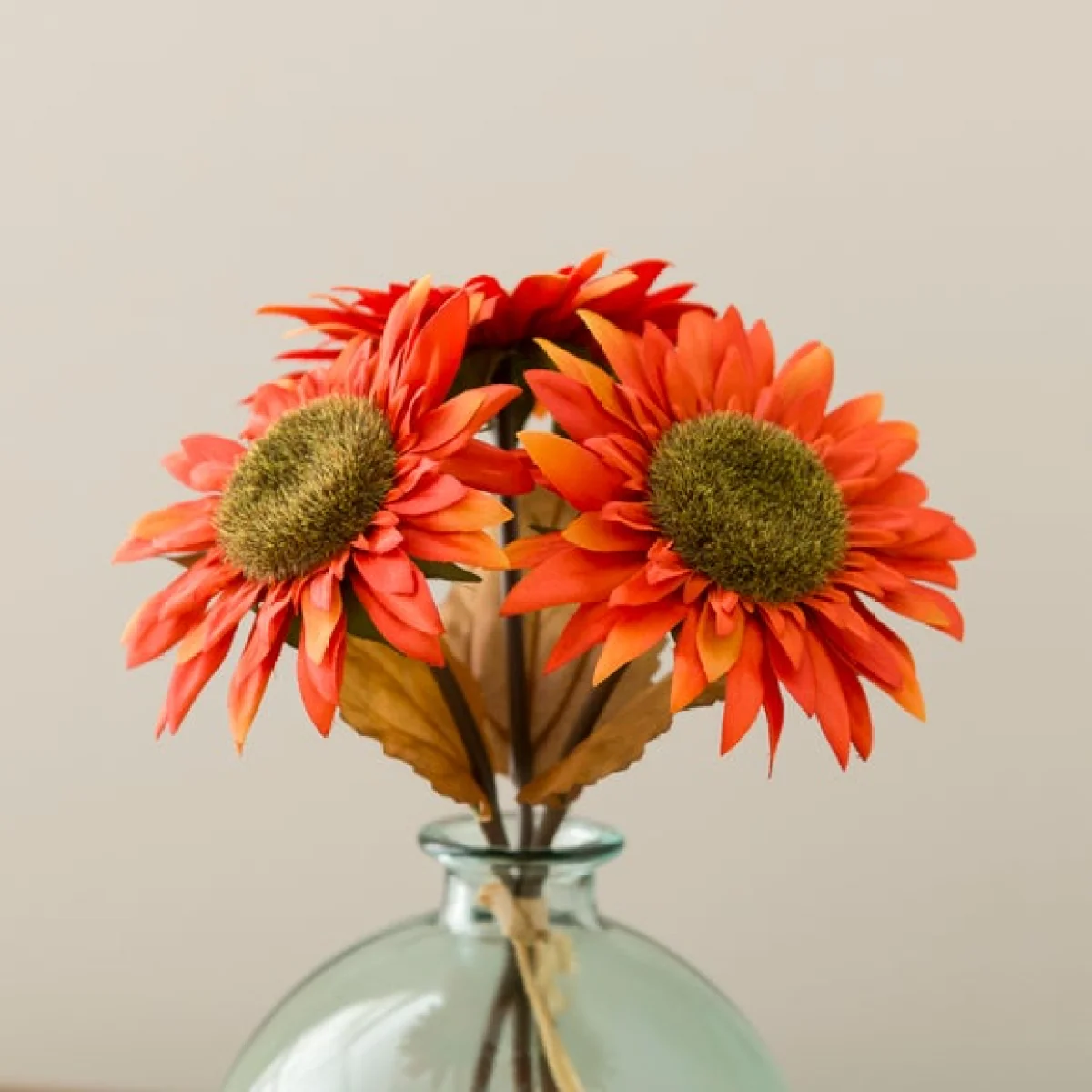 Artificial Sundried Sunflower Stems – image 3