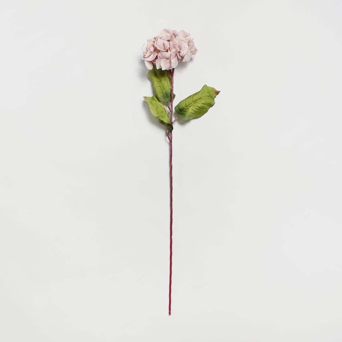 Pack of 12 Artificial Hydrangea Pink Stem 78cm Dusky Pink – image 3
