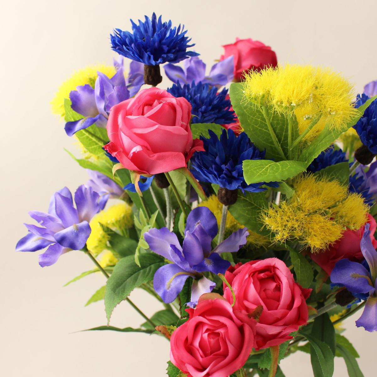 Florals Forever Emma Brights Bouquet Small 52cm MultiColoured – image 2