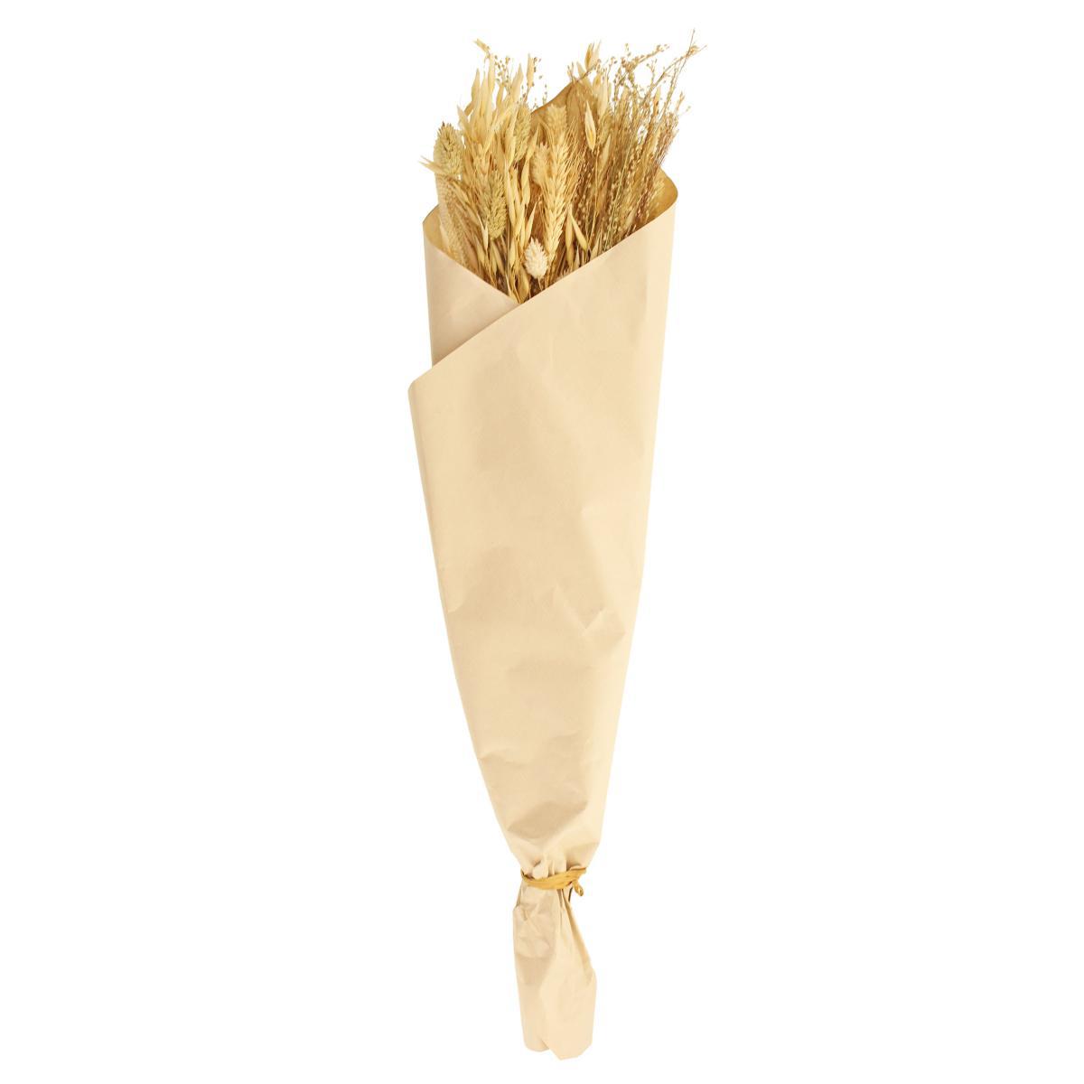 Natural and Bleached Mixed Dried Bouquet Ivory – image 6