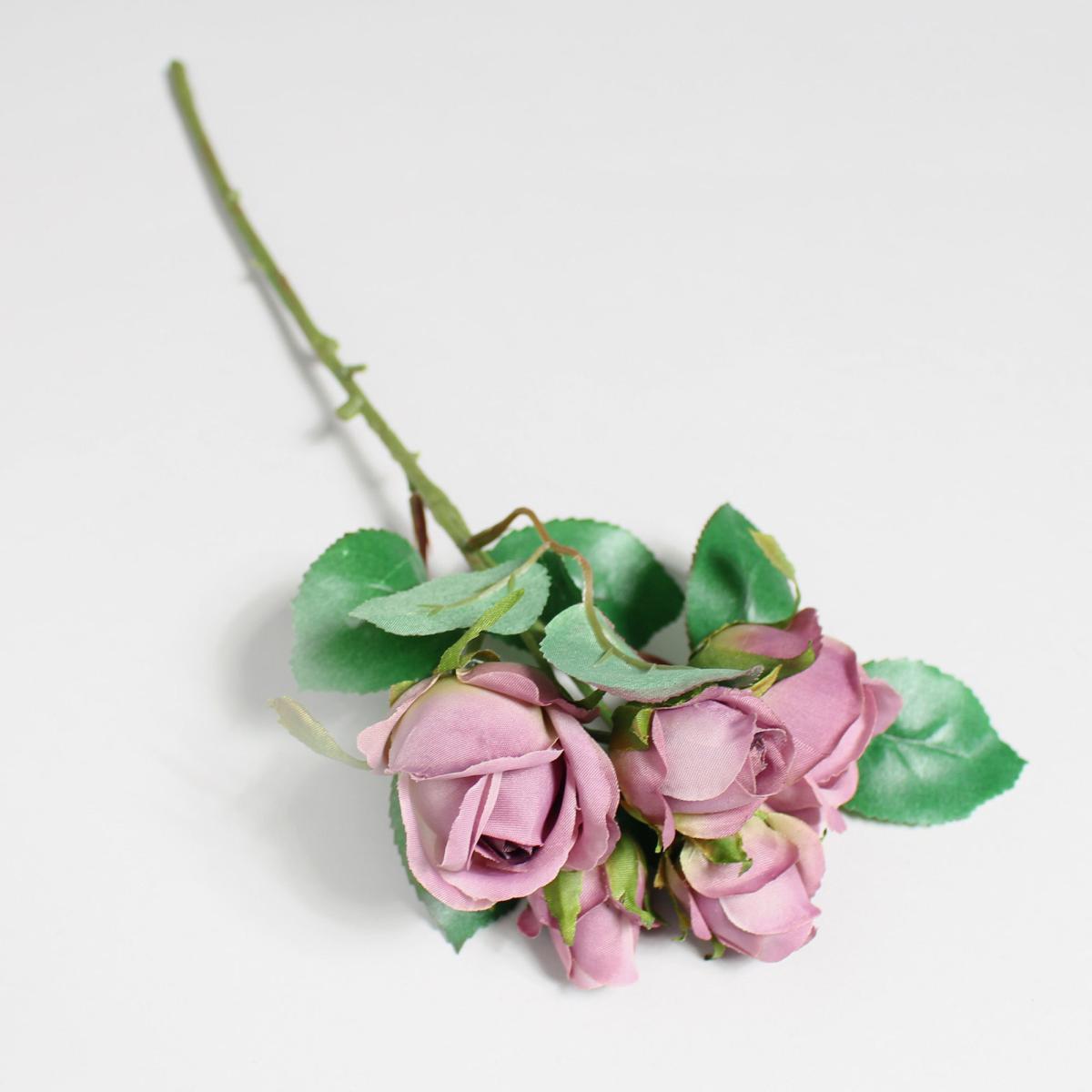 Pack of 24 Artificial Rose Pink Spray 32cm Pink – image 2