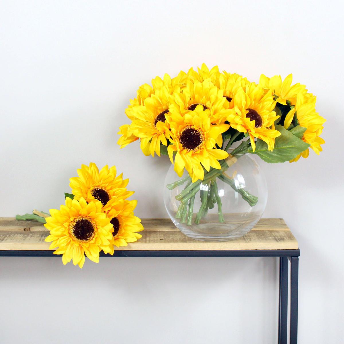 Yellow Sunflower Bundle of 3, 6 Pack Yellow – image 1