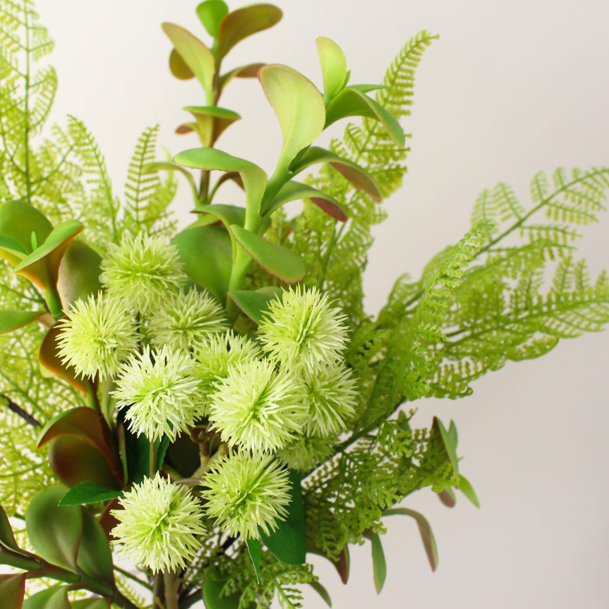 Florals Forever Jade Succulent Bouquet Green – image 2