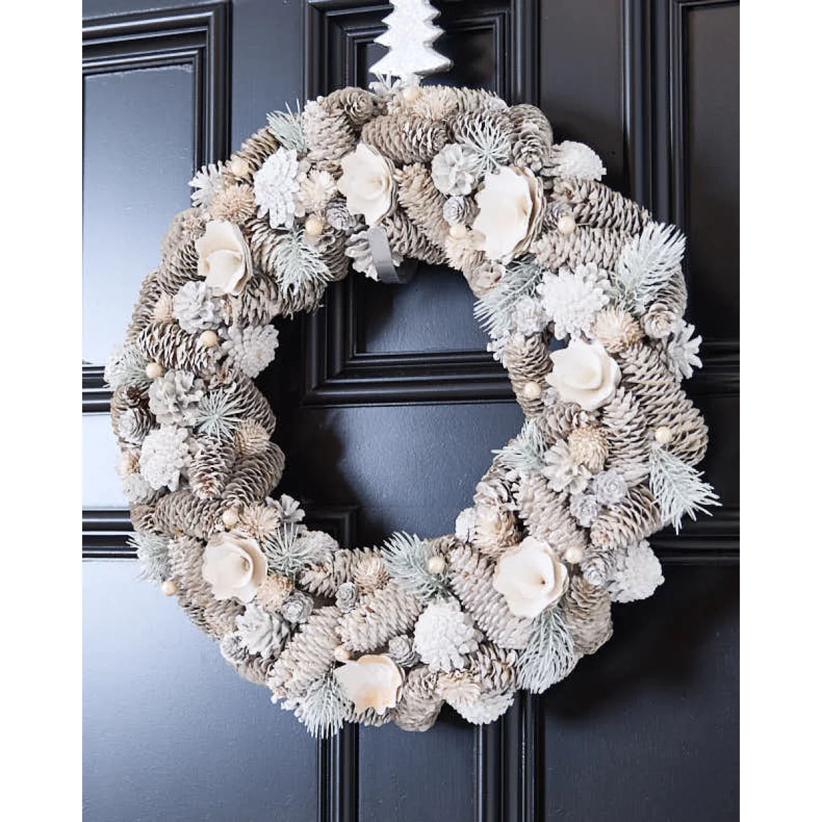 Giant Morning Frost Wreath 50cm – image 2