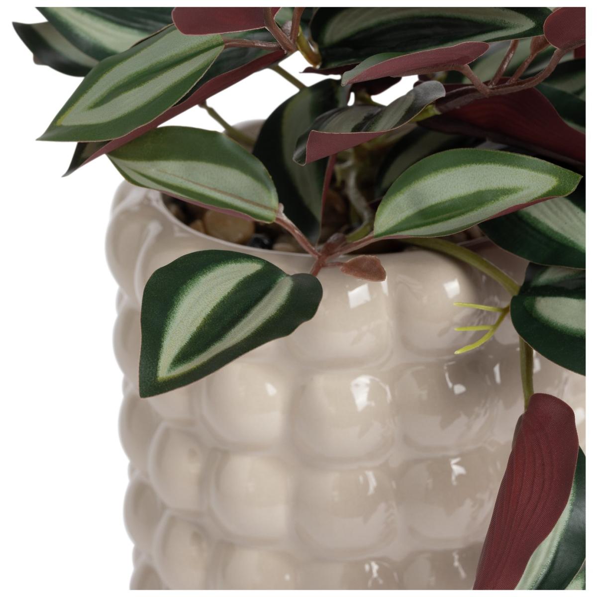 Habitat Artificial Floral Bobble Ceramic Plant - Green – image 3