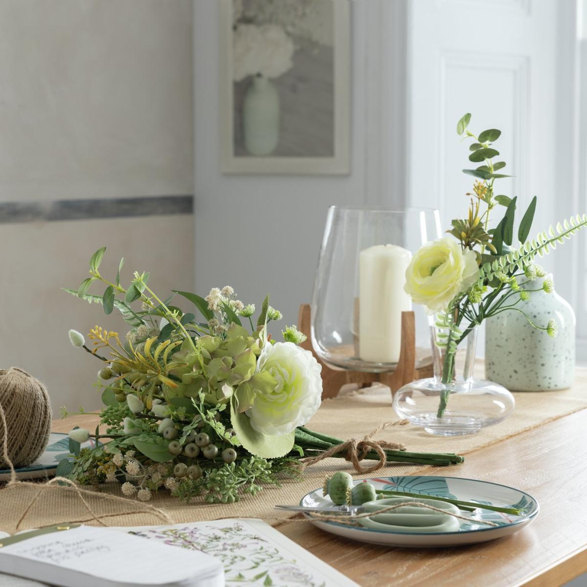 Habitat Artificial Faux Floral Eucalyptus Arrangement – image 2