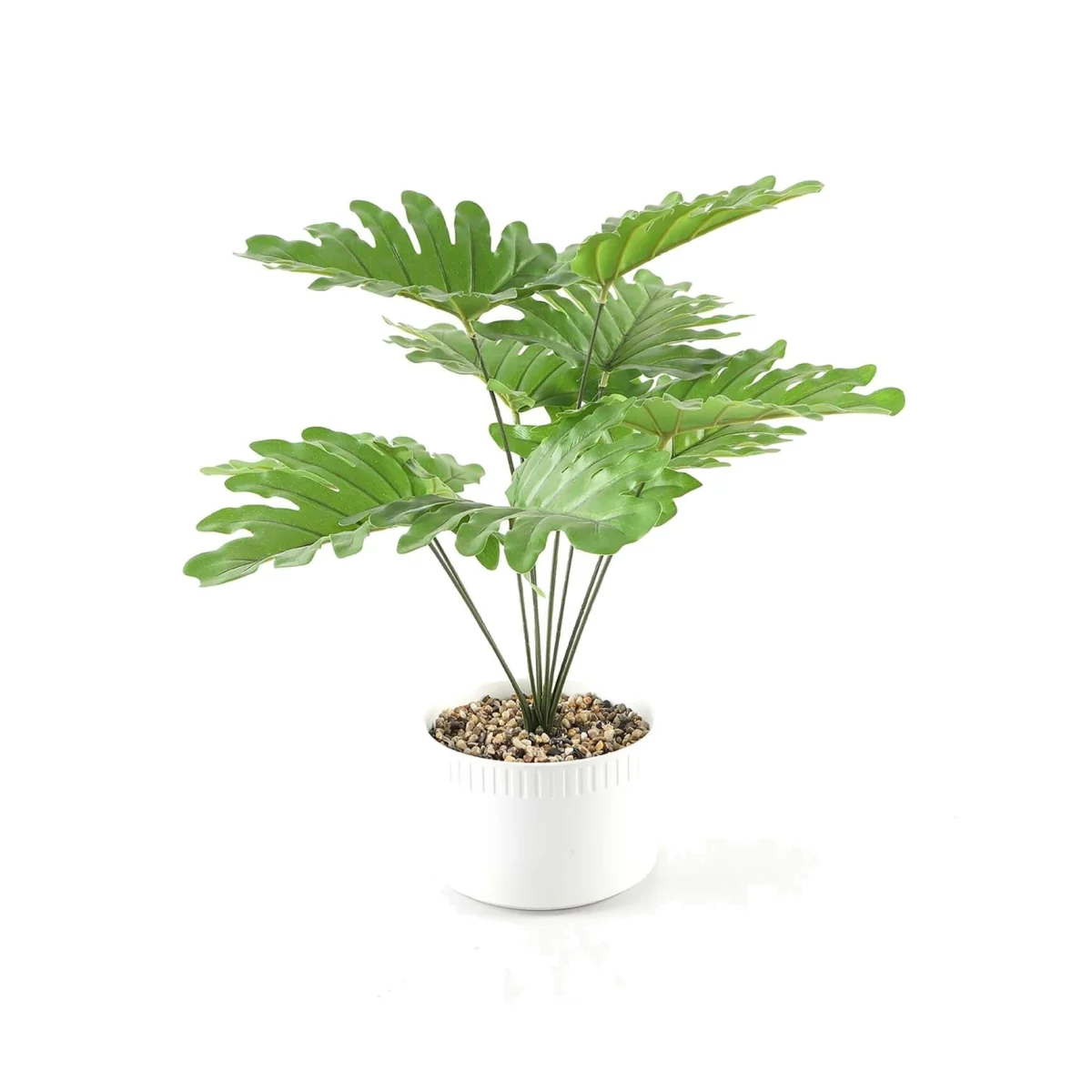 Large Artificial Plant with White Pot