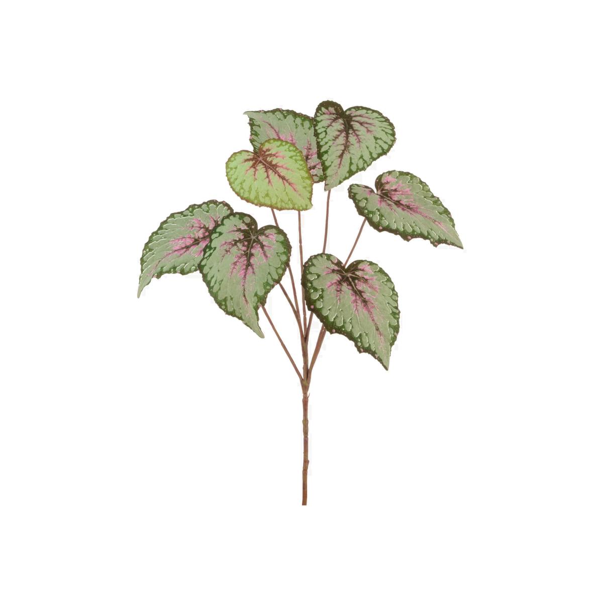 Floralsilk Artificial Begonia Leaf Spray – image 1