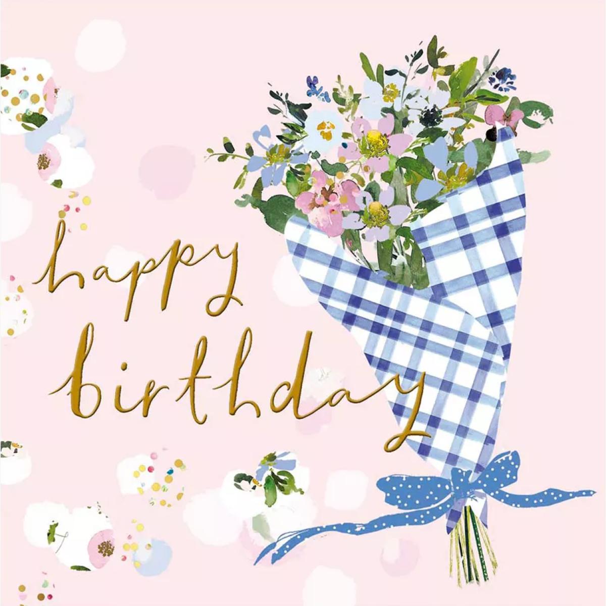 Woodmansterne Bouquet Of Flowers Birthday Card
