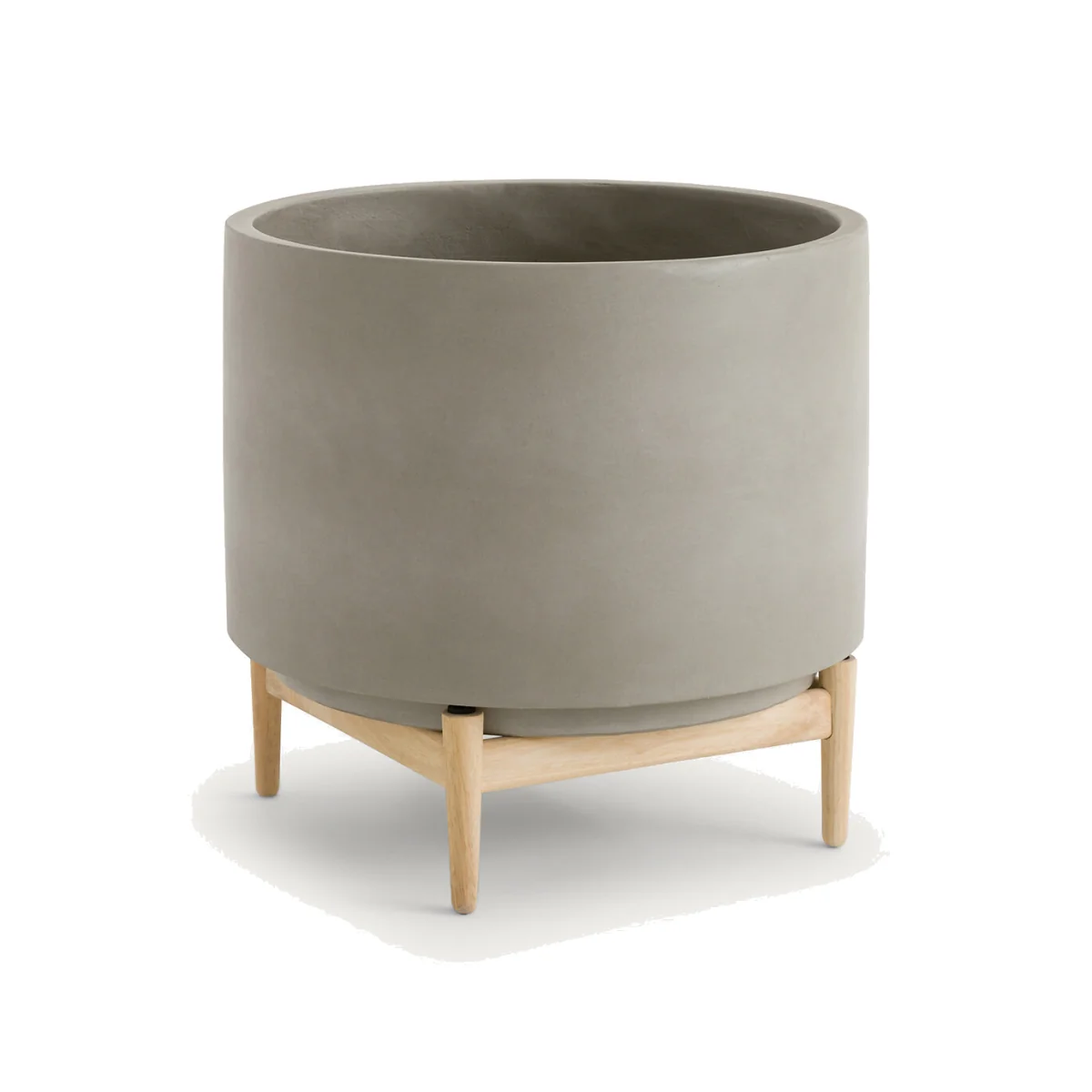 Florian Flower Pot with Wood Feet, H45cm – image 1