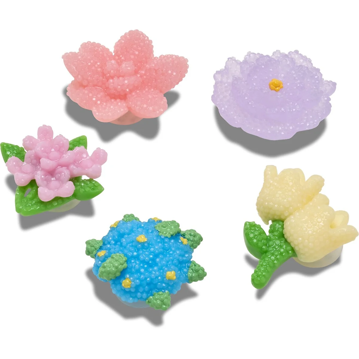 Pack of 5 Beaded Flowers Jibbitz – image 3